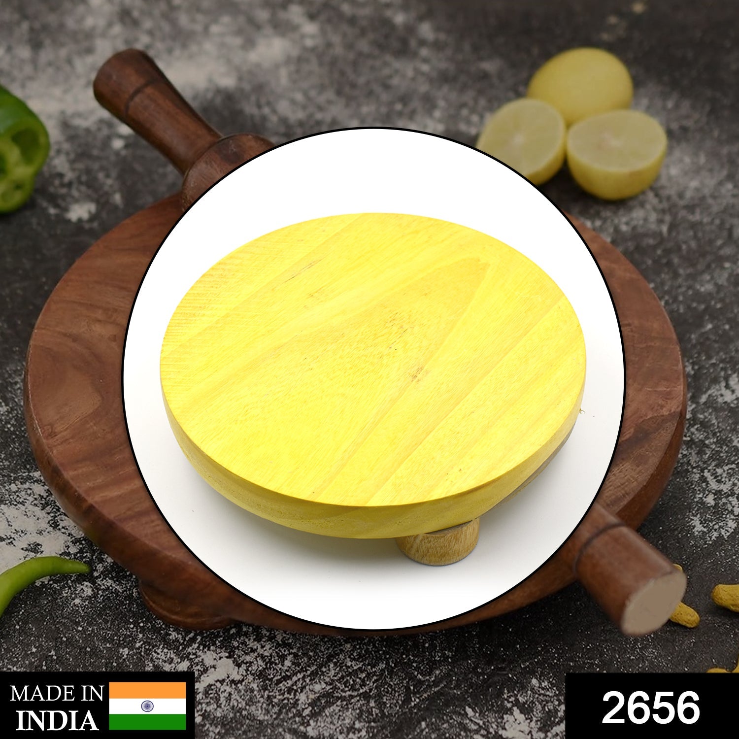 2656 Round Patala Used For Home Purposes (Belan Not Including) 2656 Round Patala Used For Home Purposes (Belan Not Including)
